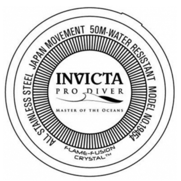 Invitica Pro Diver Women's Silver Quartz Watch - Picture 4 of 9